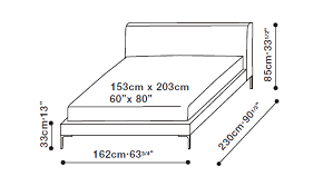 Alison Queen Bed 162 x 203cm