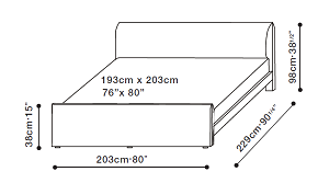 Era King Bed 203 x 229cm