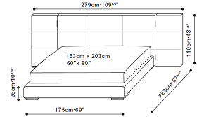 Screen Queen Bed con panel 175 x 223cm